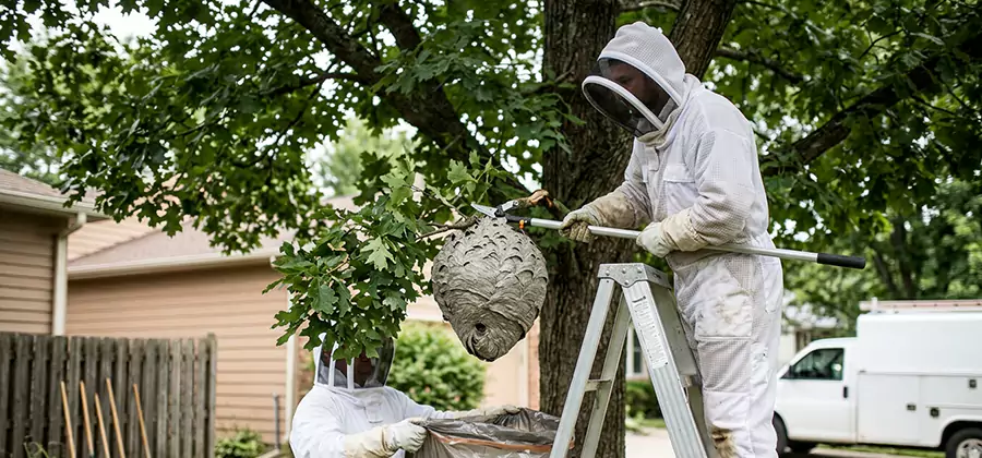 Wasp Nest in Tree Removal Ypsilanti
